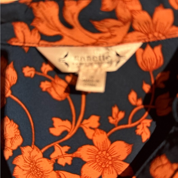 Nannette Navy and Red Floral Long Sleeve Dress - Picture 7 of 8